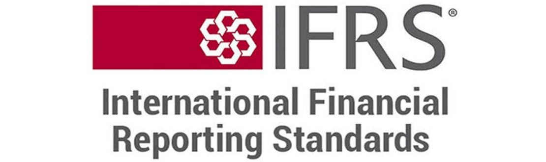 IFRS logo representing International Financial Reporting Standards used for global financial transparency and compliance.